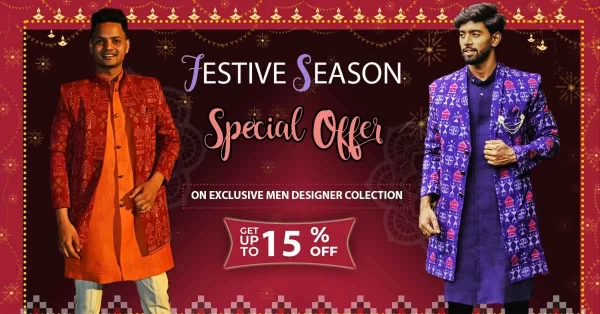 Special Festive offers on Designer Men Collection